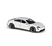ZYAURA Per:Porsche Taycan Turbo S Sports Car Black Simulation 1:24 Car Model Crafts(B)