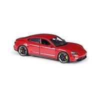 ZYAURA Per:Porsche Taycan Turbo S Sports Car Black Simulation 1:24 Car Model Crafts(C)