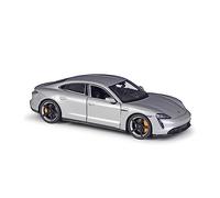 ZYAURA Per:Porsche Taycan Turbo S Sports Car Black Simulation 1:24 Car Model Crafts(D)