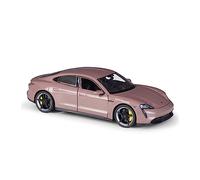 ZYAURA Per:Porsche Taycan Turbo S Sports Car Black Simulation 1:24 Car Model Crafts(E)