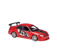 ZYAURA Per: Subaru Impreza Simulation Car 1:24 Model Handicraft Ornaments Collection(B)