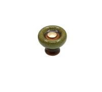 ZYAYNG 10 Pcs Marble Leopard Ceramic Handle Small Furniture Cabinet Door Drawer Creative Round Single Hole Per Mobili(Color 9)