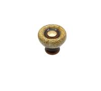 ZYAYNG 10 Pcs Marble Leopard Ceramic Handle Small Furniture Cabinet Door Drawer Creative Round Single Hole Per Mobili(Color 6)