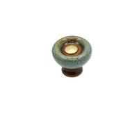 ZYAYNG 10 Pcs Marble Leopard Ceramic Handle Small Furniture Cabinet Door Drawer Creative Round Single Hole Per Mobili(Color 10)