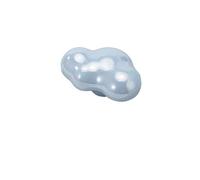 ZYAYNG 6PCS Ceramic Cloud Shape Pearl Finish Colorful Drawer Pulls for Kitchen Cupboard Dresser Wardrobe Per Mobili(Color 4)