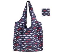ZYAYNG Borsa for la spesa pieghevole da donna 5 pezzi for grande riutilizzabile a tracolla portatile Per Shopping(Color2)