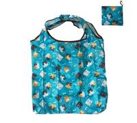 ZYAYNG Borsa for la spesa pieghevole da donna 5 pezzi for grande riutilizzabile a tracolla portatile Per Shopping(Color4)