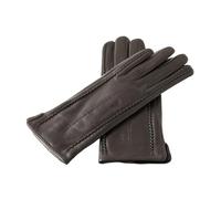 ZYAYNG Guanti In Pelle Da Donna Guanti da donna in pelle di pecora invernali caldi più velluto corto e sottile da guida Guanti in pelle da donna Guanti in pelle da donna For Women Girls(Brown,S)