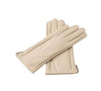 ZYAYNG Guanti In Pelle Da Donna Guanti da donna in pelle di pecora invernali caldi più velluto corto e sottile da guida Guanti in pelle da donna Guanti in pelle da donna For Women Girls(Beige,L)