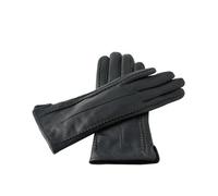 ZYAYNG Guanti In Pelle Da Donna Guanti da donna in pelle di pecora invernali caldi più velluto corto e sottile da guida Guanti in pelle da donna Guanti in pelle da donna For Women Girls(Dark blue,S)