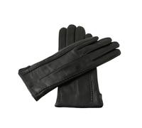 ZYAYNG Guanti In Pelle Da Donna Guanti da donna in pelle di pecora invernali caldi più velluto corto e sottile da guida Guanti in pelle da donna Guanti in pelle da donna For Women Girls(Black,L)