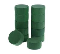 ZYAYNG Schiuma Floreale Rotonda 12Pcs Round Floral Foam Blocks Flower Arrangement Decoration Home Garden Plant Dry Or Wet Sponge per Decorazioni