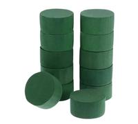 ZYAYNG Schiuma Floreale Rotonda 12pcs Round Floral Foam, Green Wet Block Florist per Decorazioni