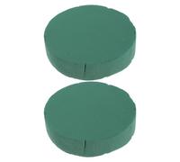 ZYAYNG Schiuma Floreale Rotonda 4Pcs Round Wet Floral Foam Blocks Green Bricks for DIY Wedding Flower per Decorazioni