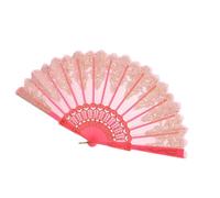 ZYAYNG Ventaglio Pieghevole retrò Ventaglio Pieghevole Grande da 5 Pezzi con Stampa su Un Lato ed Elegante Ventilatore Portatile for Decorazioni for spettacoli di Festival per Ballare