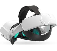 ZYBER Cinturino per testa con batteria per Oculus Quest 2, ricambio per cinghia per testa Elite 6000 mAh, compatibile con accessori Meta Quest 2