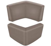 ZYBSLCSY Jacquard Stretch Coprisedile per Caravan, Carovana Copricuscino per Divano Camper con Elastica E Allacciatura,Fodere per RV Panchina (Khaki,W100-120cm,D40-50cm)