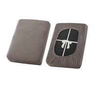 ZYBSLCSY Jacquard Stretch Coprisedile per Caravan, Carovana Copricuscino per Divano Camper con Elastica E Allacciatura,Fodere per RV Panchina (Taupe,W120-150cm,D50-70cm)