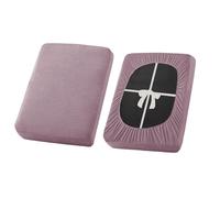 ZYBSLCSY Jacquard Stretch Coprisedile per Caravan, Carovana Copricuscino per Divano Camper con Elastica E Allacciatura,Fodere per RV Panchina (Pink,W80-100cm,D50-70cm)