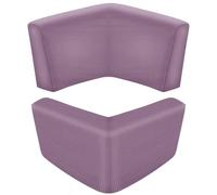 ZYBSLCSY Jacquard Stretch Coprisedile per Caravan, Carovana Copricuscino per Divano Camper con Elastica E Allacciatura,Fodere per RV Panchina (Purple,W100-120cm,D40-50cm)
