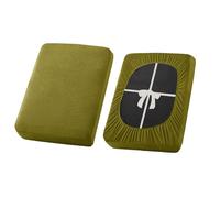 ZYBSLCSY Jacquard Stretch Coprisedile per Caravan, Carovana Copricuscino per Divano Camper con Elastica E Allacciatura,Fodere per RV Panchina (Light Green,W35-45cm,D35-45cm)