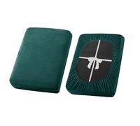 ZYBSLCSY Jacquard Stretch Coprisedile per Caravan, Carovana Copricuscino per Divano Camper con Elastica E Allacciatura,Fodere per RV Panchina (Green,W150-190cm,D30-50cm)