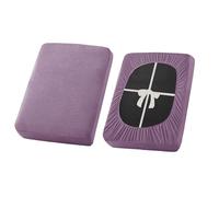 ZYBSLCSY Jacquard Stretch Coprisedile per Caravan, Carovana Copricuscino per Divano Camper con Elastica E Allacciatura,Fodere per RV Panchina (Purple,W35-45cm,D35-45cm)
