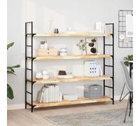 ZycaXzCrons Set di 3 mensole sospese, 160 x 30 x 4 cm, in legno di acacia massiccio, non trattato, per il fai da te, per soggiorno, cucina, corridoio e camera da letto