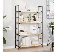 ZycaXzCrons Set di 4 mensole sospese, 80 x 30 x 2 cm, in legno massiccio non trattato, design moderno, robusto, durevole, per soggiorno, corridoio, camera da letto, cucina e ufficio