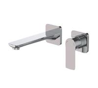 ZYCDP Miscelatore Lavabo Bagno da Incasso in Ottone Rubinetto Bagno Monocomando Calda E Fredda Cromo