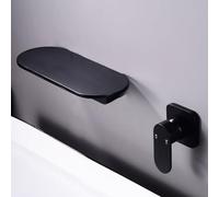ZYCDP Miscelatore Lavabo Bagno da Incasso in Ottone Rubinetto Lavandino Bagno a Cascata Nero