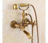 ZYCDP Rubinetto per Doccia da Muro Vintage Miscelatore Doccia con Deviatore Calda E Fredda Antico