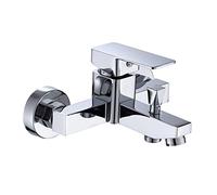 ZYCDP Rubinetto Vasca Da Bagno,Miscelatore Per Vasca Da Bagno,Caldo E Freddo Ottone,Miscelatore Doccia Esterno,Rubinetto Doccia Da Muro,Rubinetto Vasca Miscelatore Doccia,Chrome C