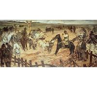 ZYCHKRL Famoso Canvas Immagini Immagine Su Tela Cucciolo di animale in Maremma di Fattori per la Decorazione Domestica dell'ufficio 60x90cm