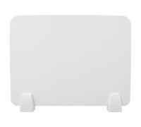 ZYCHSJXA Divisorio da scrivania Bianco, Design Anti-Schizzi, 30 x 40 cm, Ideale per esami Studenteschi, Ufficio e Mensa, Include Base in plastica Gratuita, spazi di Lavoro