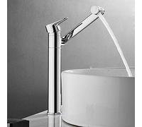 ZYCHSJXA Miscelatore per lavabo di Marca, Rubinetto a Sollevamento Caldo/Freddo in Rame, 360°, Spesso, Girevole, per Bagno, lavabo rialzato, Villa, Club House, Rubinetto dell'Acqua (dimensi