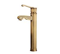ZYCHSJXA Miscelatore Rubinetto in Rame Rubinetto Antico Europeo Creativo Moda Acqua Calda e Fredda Arte Scrivania Retro Alta Gamma Casa Atmosfera Moderna Bagno È così Gentile da Parte Tua