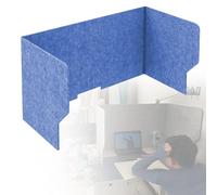 ZYCHSJXA Pannello divisorio Acustico Pieghevole da scrivania, 60 cm, Schermo per la Privacy per casa, Ufficio, Biblioteca, Aula e Studio. Protezione insonorizzata per partizioni (Azzurro Ci