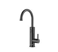 ZYCHSJXA Rubinetto Elettrico per Acqua Calda istantanea 220 V con scaldabagno Senza Serbatoio e Display Digitale (Nero)
