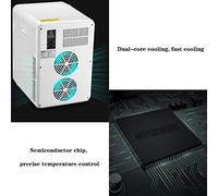 ZYCSKTL Ottomano Frigorifero Per Auto A Basso Rumore 22L Per Auto Domestiche, Mini Frigorifero A Risparmio Energetico Per Raffreddamento E Riscaldamento Dormitorio, 220 V 12 V