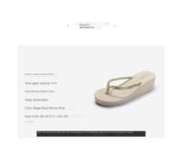 ZYDLMBJL Ciabatte da Doccia, Infradito da Donna con Tacco Alto e Suola Spessa - Sandali Estivi con Plateau da Spiaggia(Brown,39 EU)