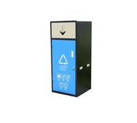 ZYDLMBJL Contenitori per rifiuti esterni, Grande bidone for la raccolta differenziata da esterno con coperchio for aree pubbliche(Blue,S)