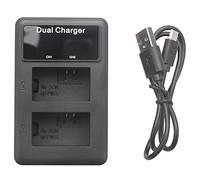 Zyeatary LCD Caricabatteria Dual USB per Fw50 NP Fw50 Np-Fw50 Npfw50 Batteria Nex-3 Nex-5 Nex-6 -A55 A33 A55 A37 A3000 A5000 A6000