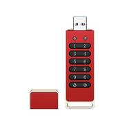 Zyeatary Unità USB sicura, unità flash USB crittografata da 32 GB Memoria password hardware con tastiera flash disco USB 3.0