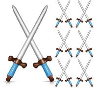 ZYEKIU 10 Pezzi Gonfiabile per Bambini Spada Pirata, Gioco di Spada Pirata Gonfiabile Spada, Spada Giocattolo, Pirati Coltello Gonfiato Spade, Costume Pirata Bambino per Compleanno Festa (Tipo 1)