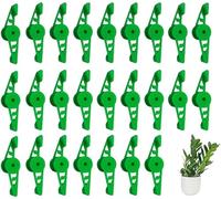 ZYEKIU 30 Pezzi Piegatrici per Piante Clip per Piante Regolabili a 360° Clip per Allenamento a Basso Stress Cambiano la Direzione di Crescita per Piante Rampicanti, Clip per pomodori (Verde)
