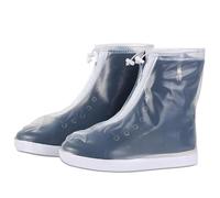 ZYEKIU Copriscarpe Copriscarpe Impermeabili Copri Scarpe Impermeabili Pioggia Con Cerniera Antiscivolo Copri Scarpe Copriscarpe Riutilizzabili Pieghevole per Giornate Pioggia Neve (L/38-39)