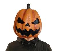 ZYEKIU Maschera di Zucca di Halloween de Latex, Maschere di Halloween Full Head Realistiche, Divertente e Spaventoso a Forma di Zucca, per La Decorazione de Festa in Costume de Carnevale