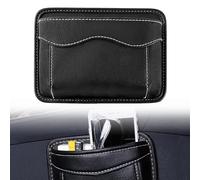ZYEKIU Porta Documenti Auto, Pelle Organizer Organizer Laterale Sedile e Auto, Grande Capacità Scatola Portaoggetti Portaoggetti Universale per Cellulari Chiavi Monete Occhiali