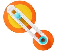 ZYEKIU Taglierina Circolare, Taglierina per Carta Girevole a 360°, Tagliacarte Regolabile, Taglierino Circolare DIY, Taglierina Circolare per Carta, per Cartoline, Album di Ritagli